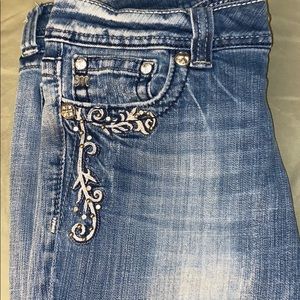 Miss Me Capri Pants Light Wash Sz 30